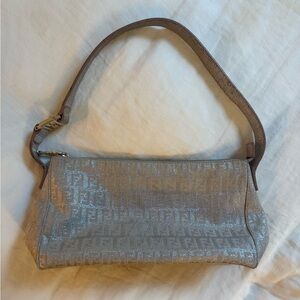 RARE Silver Fendi Shoulder bag
